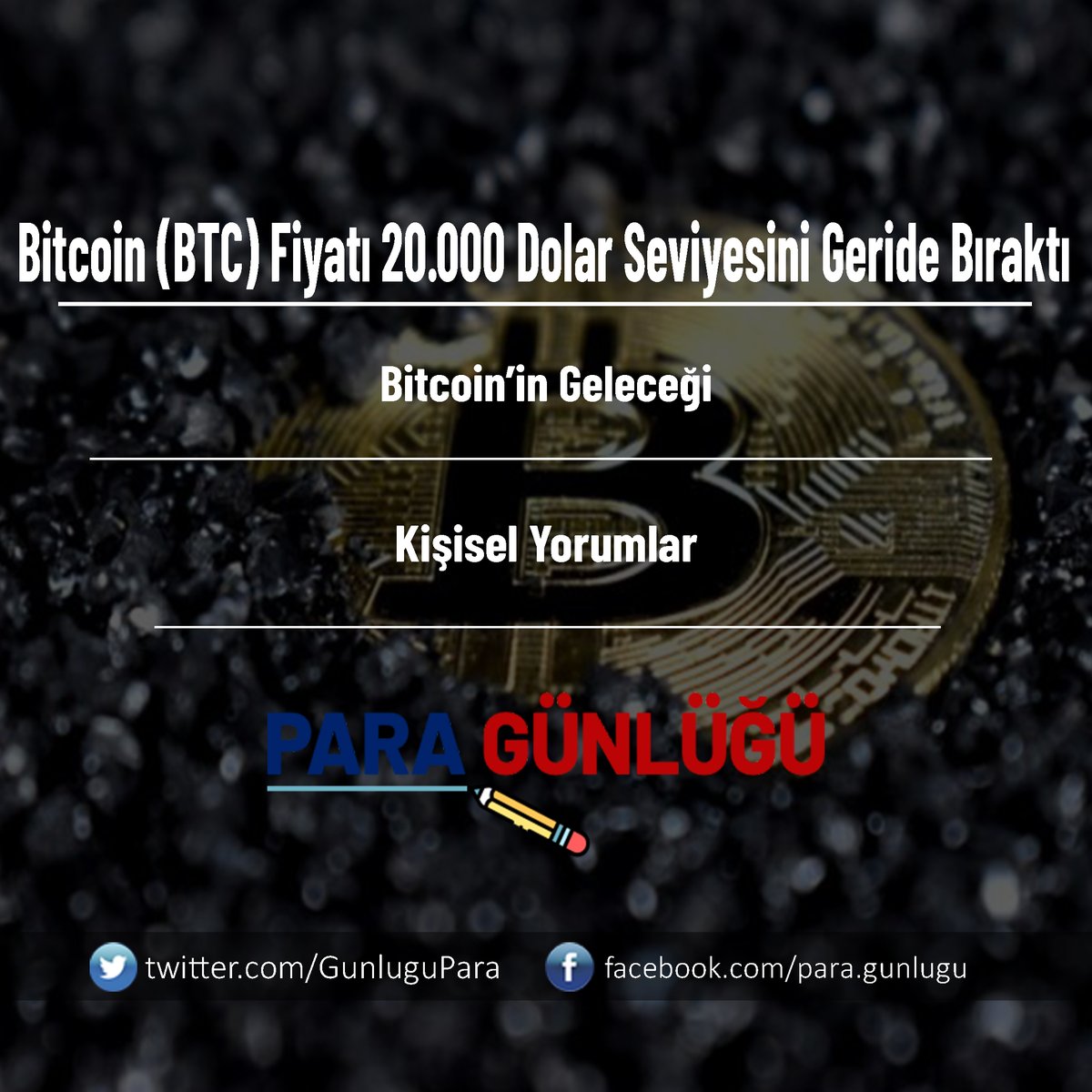 Bitcoin (BTC) Fiyatı 20.000 Dolar Seviyesini Geride Bıraktı... paragunlugu.com/bitcoin-btc-fi… #paragunlugu