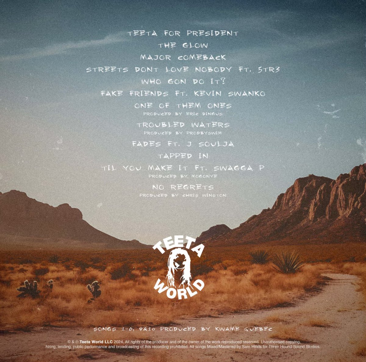 TheTeeta's tweet image. My new album #TheTexasRattlesnake is out now on all platforms. Go to theteeta.com/album/2396149/… to download it for whatever price you want as well 🤞🏾🐍