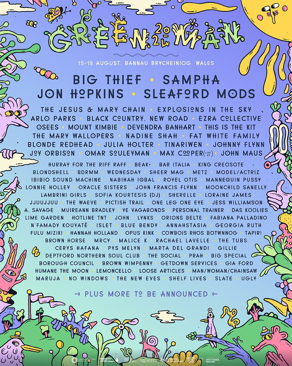 Extremely buzzing to be back at @GreenManFest this year! See you in the hills