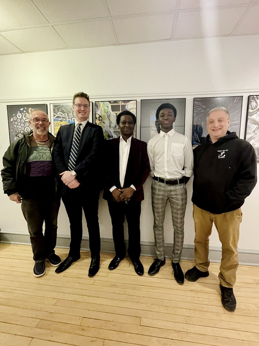 StayUNITEDTweet's tweet photo. Yesterday, we surprised @rocklandboces Hudson Valley P-TECH student and #SpringValley resident @JeffreyNya57782 with news that he is the next “Svensson Scholarship for Student Leaders” recipient. Jeffrey is excelling both in the classroom and community; he’s been particularly involved with the Nyack Cares Fund. Last night, he delivered a presentation to the @VillageofNyack board and guests about the important work of the fund - which was founded by @mayorjoerand & former Mayor @DoctorDNH. Congratulations, Jeffrey. We look forward to March 6th’s official scholarship presentation.