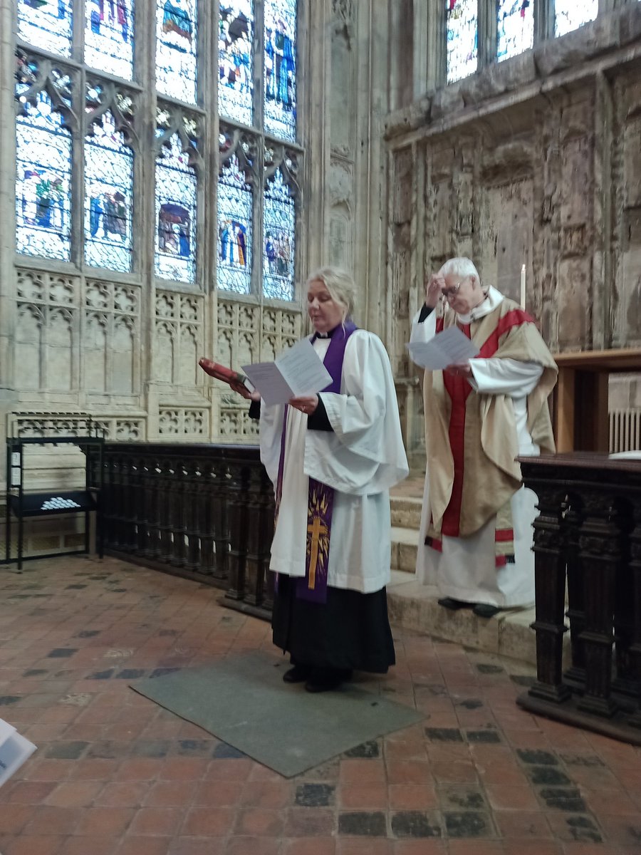 Wonderful to welcome <a href="/revjadescholes/">Jade Scholes</a> to the South Cheltenham Team @glosdioc as she was licensed by @bptewkesbury this week as an Associate Priest <a href="/GlosCathedral/">Gloucester Cathedral</a>