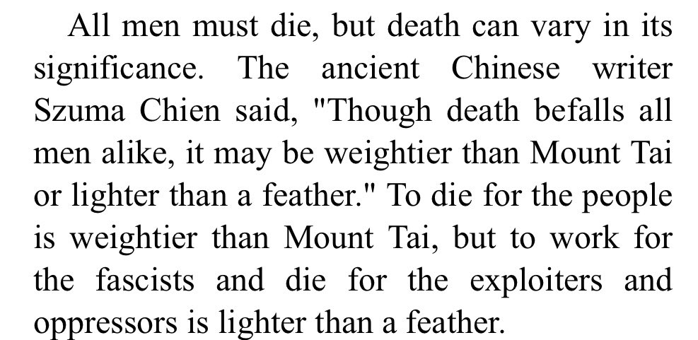 babadookspinoza's tweet image. I don’t know if Aaron could’ve even imagined how his act of protest would reverberate around the world. I keep remembering this Mao quote. He could’ve died a worthless death for empire as a US soldier; instead he chose a hero’s death that circled the globe and touched millions.