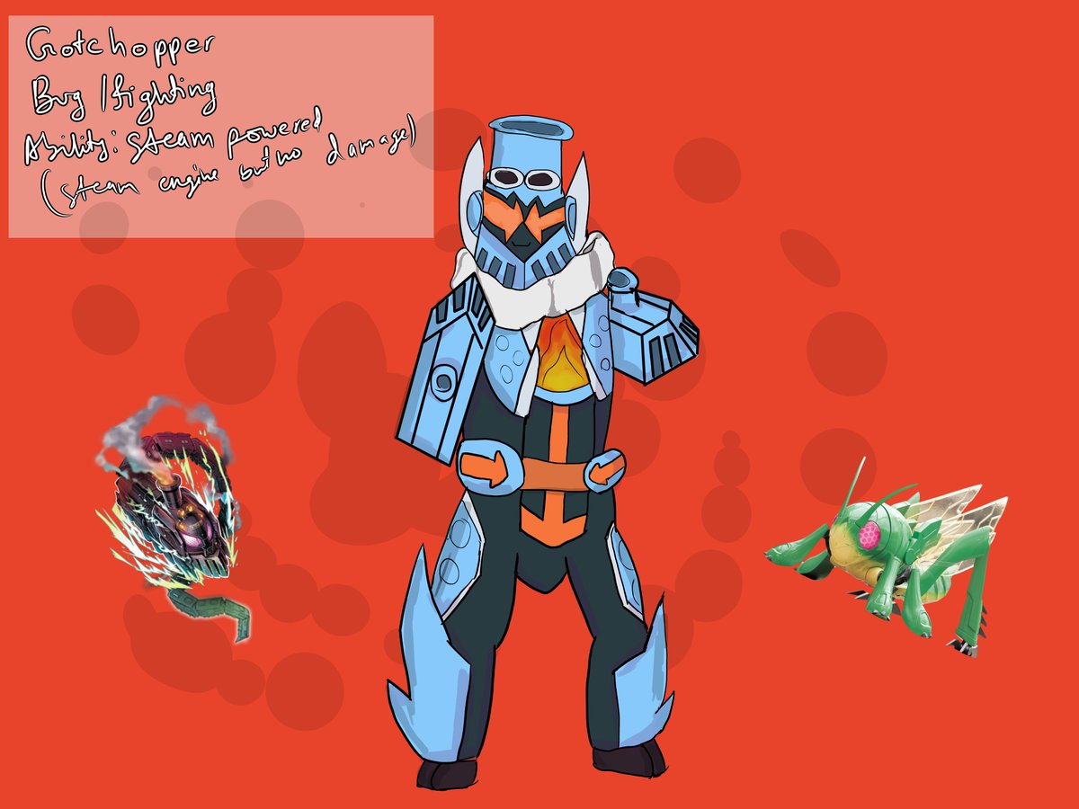 SilverballsAMVs's tweet photo. Gotchopper the Gotchanko pokemon https://t.co/NeDGDJ1lFy