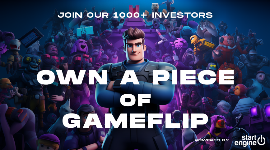 Gameflip's tweet photo. You asked and we're back! Invest in the future of gaming: own piece of Gameflip. Check out our equity crowdfunding campaign: https://t.co/gWb7edLKAz https://t.co/21NOGp6gT9