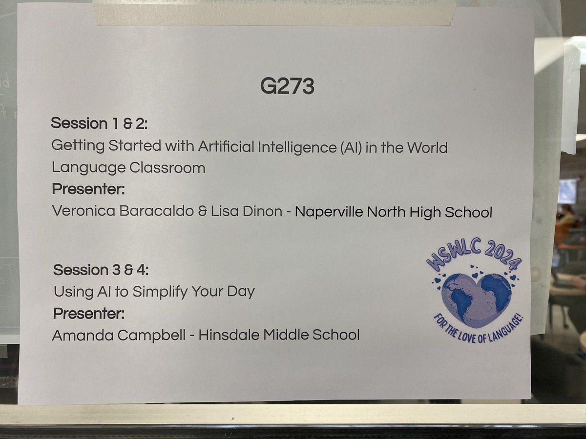 West Suburban World Language Conference tweet media