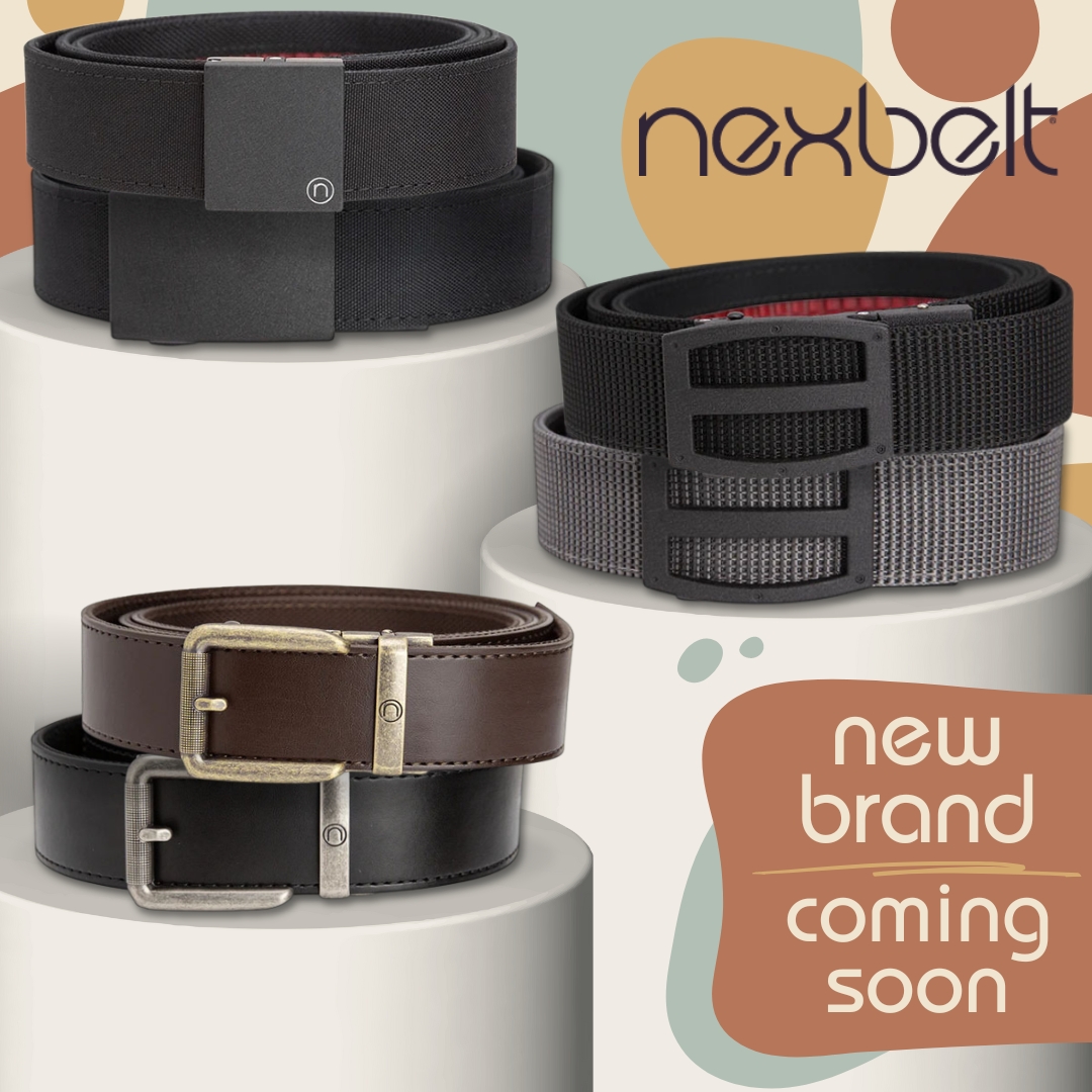 Buckle up, @Nexbelt is coming to BHC! Belts for every occasion, tactical or style, you can find what you need! And we can't forget to mention, NO holes!! 'Make your next belt, a Nexbelt'

#bhcco #nexbelt #belts #style #newbrand #ComingSoon #new #tacticalbelt #beltbuckle