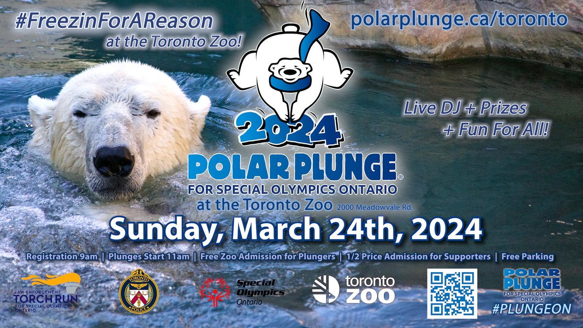 52 Division's Arctic Avengers ❄️will be #FreezinforaReason on March 24th at this year's Polar Plunge <a href="/TheTorontoZoo/">The Toronto Zoo</a>. Our very own Supt. Khan alongside Chief <a href="/TPSMyronDemkiw/">Chief Myron Demkiw</a> will be taking the plunge in support of <a href="/SOOntario/">Special Olympics Ontario</a>.

Please support their efforts:
soopolarplunge.crowdchange.ca/54240/team/333…
