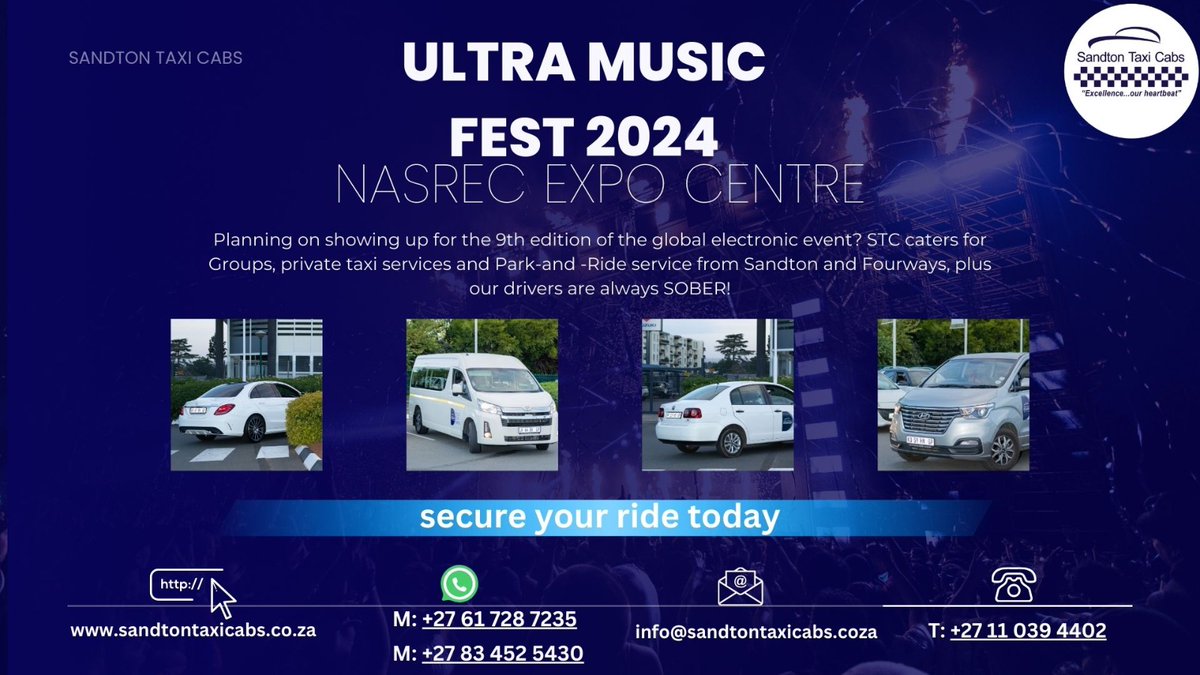 Ultra Johannesburg is tomorrow, have you booked your transport yet?