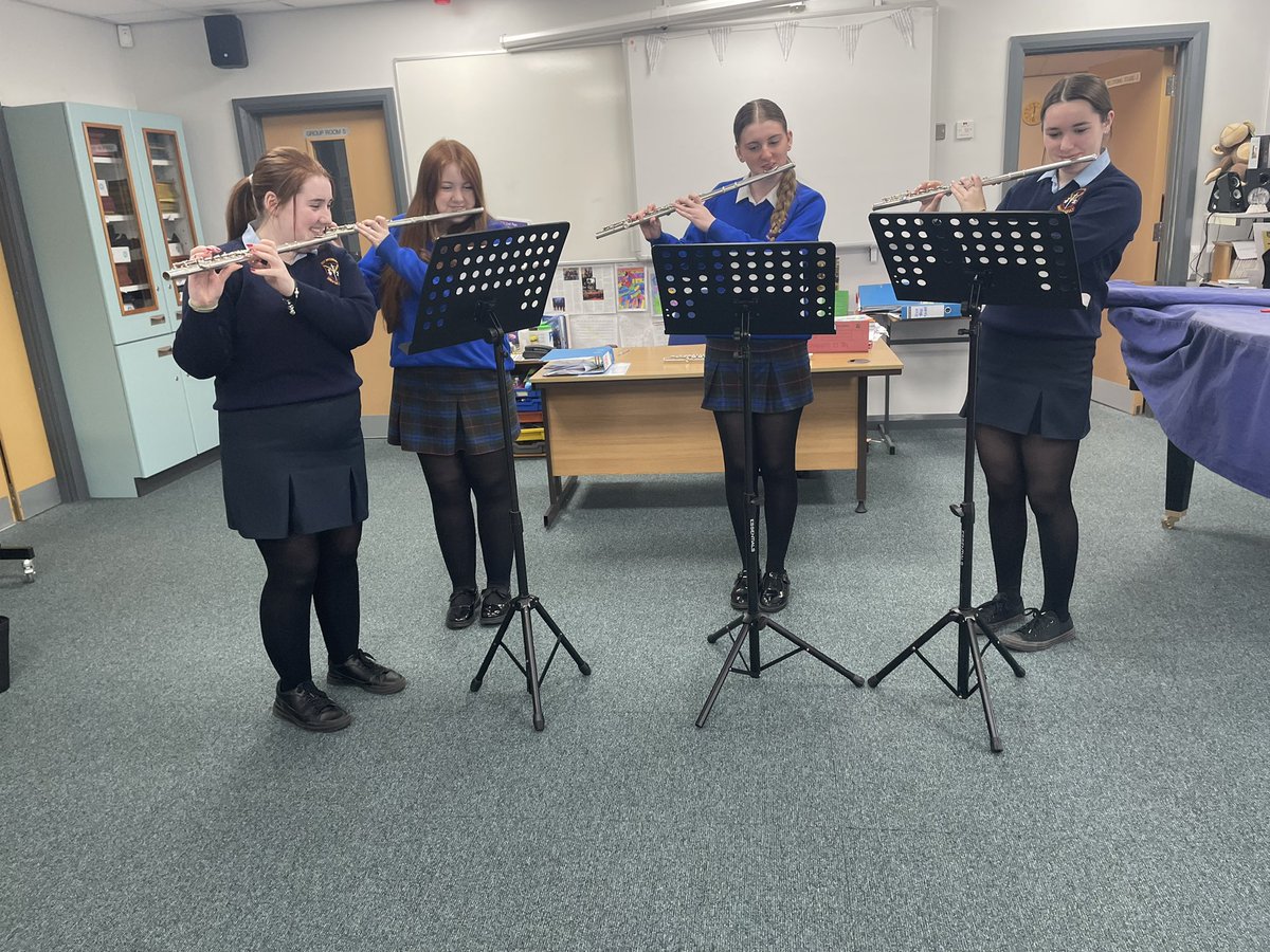 stgensmusicdept (@stgenevieves) on Twitter photo Last rehearsals with our senior flute quartet and two of our past pupils Mary Bernadette and Ciara rehearsing their solos for Tuesday’s concert st 7pm!
Tickets still available £5
Best of luck to all our musicians past and present!
<a href="/cathyaustin32/">Cathy Austin</a> <a href="/_stgens/">St. Genevieve's</a> Last rehearsals with our senior flute quartet and two of our past pupils Mary Bernadette and Ciara rehearsing their solos for Tuesday’s concert st 7pm!
Tickets still available £5
Best of luck to all our musicians past and present!
<a href="/cathyaustin32/">Cathy Austin</a> <a href="/_stgens/">St. Genevieve's</a>