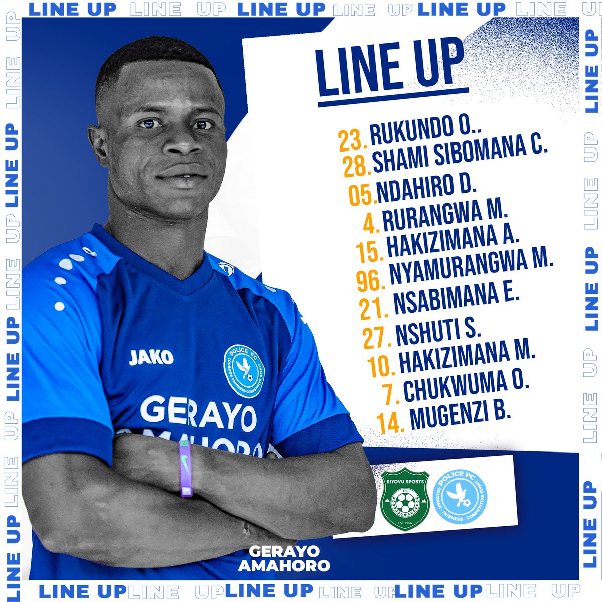 policefcrwanda's tweet photo. Police Fc XI This Afternoon ๐ซก๐ซก
#KIYPOL https://t.co/Y1BHCfOXv9