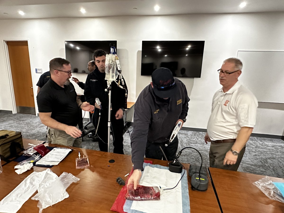 This week, the Chesapeake Fire Department and Suffolk Fire &amp; Rescue participated in a joint training effort led by the Tidewater EMS Council. Our Field Medical Officers received training on advance trauma care for our most critical patients.