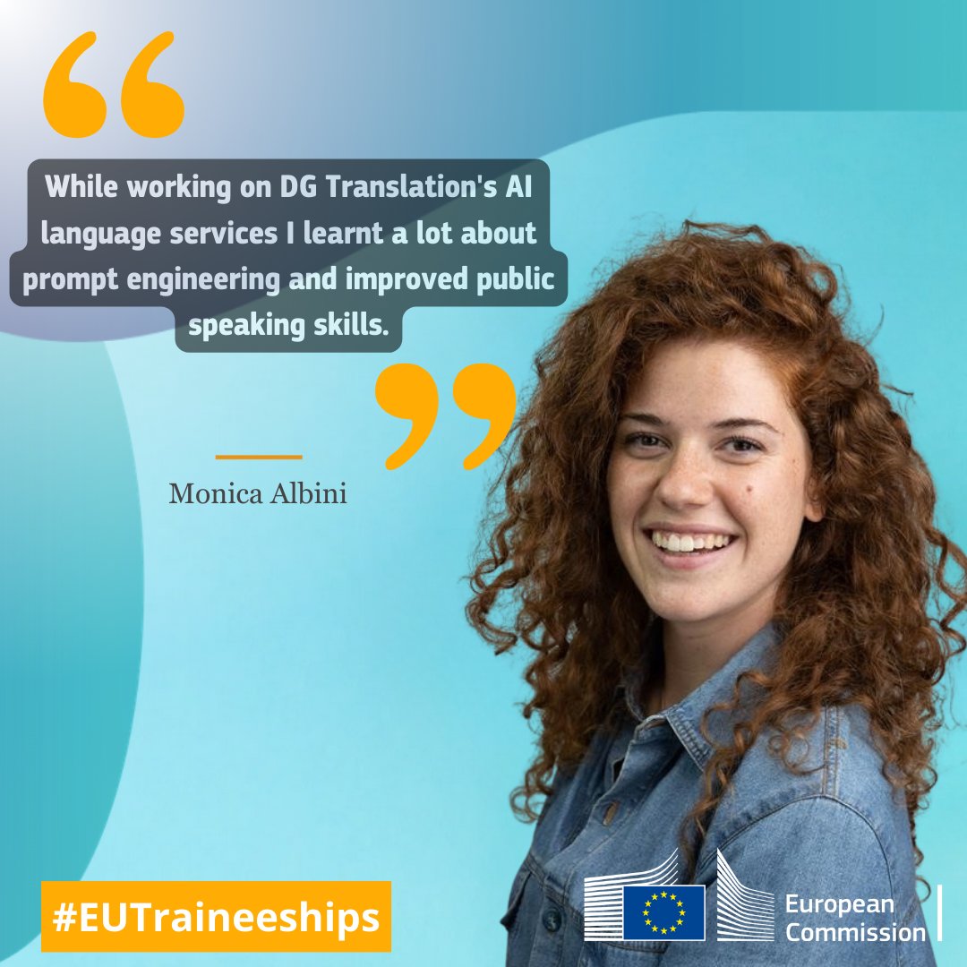 Applications for a 5-month paid EU traineeship (in Brussels and Luxembourg) starting in October 2024 are open until 15 March only! 🔗traineeships.ec.europa.eu @eucareers #EUTraineeship #BlueBookTraineeship #EUCareers #EuropeanUnion