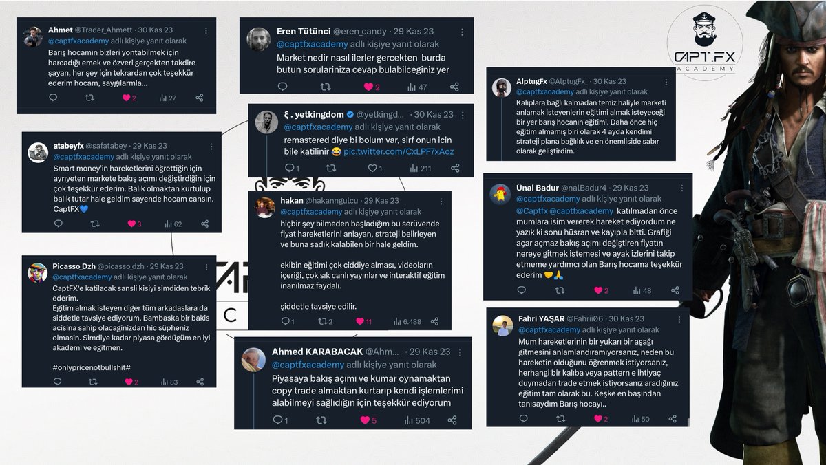 captfxacademy's tweet image. Öncelikle eğitim sürecimizde bizimle birlikte olan sizlere ve bu güzel desteklerinize teşekkürler. 
.
Eğitimimiz sadece finansal bilgileri geliştirmekle sınırlı değil; aynı zamanda birlikte paylaştığımız deneyimler, gülen yüzler ve birbirimize olan destek, bu süreci anlamlı…