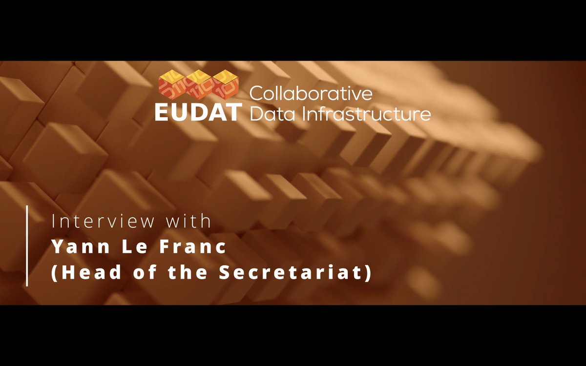 Get to know our new @Eudat_eu Head of the Secretariat @YLe_Franc in this short interview. Learn about his role and priorities for 2024! ➡youtu.be/Mzg_8wp8uB0