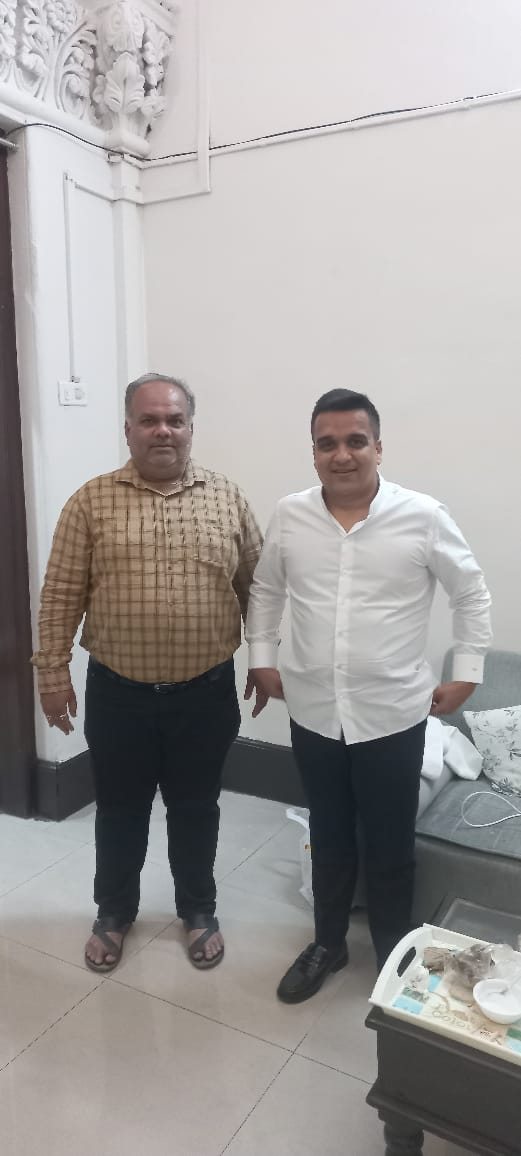 Feeling highly obliged to meet young and energetic home minister of Gujarat @sanghaviharsh Ji at Jamnagar today.