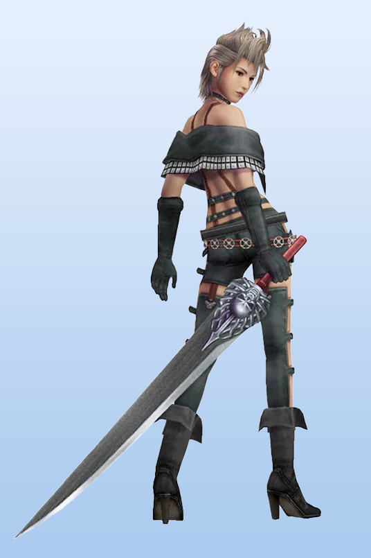 Not a single party member in the history of Final Fantasy has *ever* hit an idle battle stance better than Paine from FFX-2