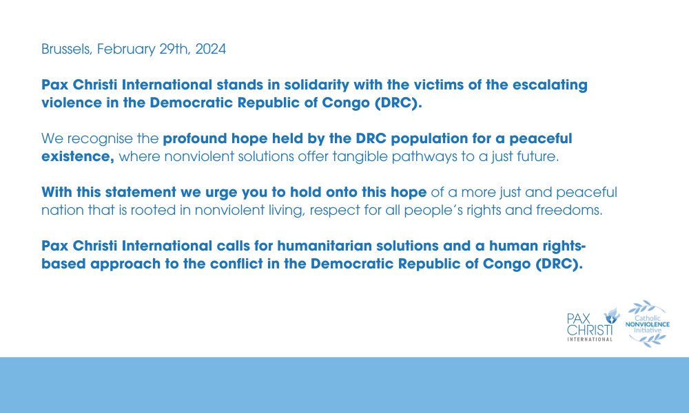 Pax Christi International tweet media