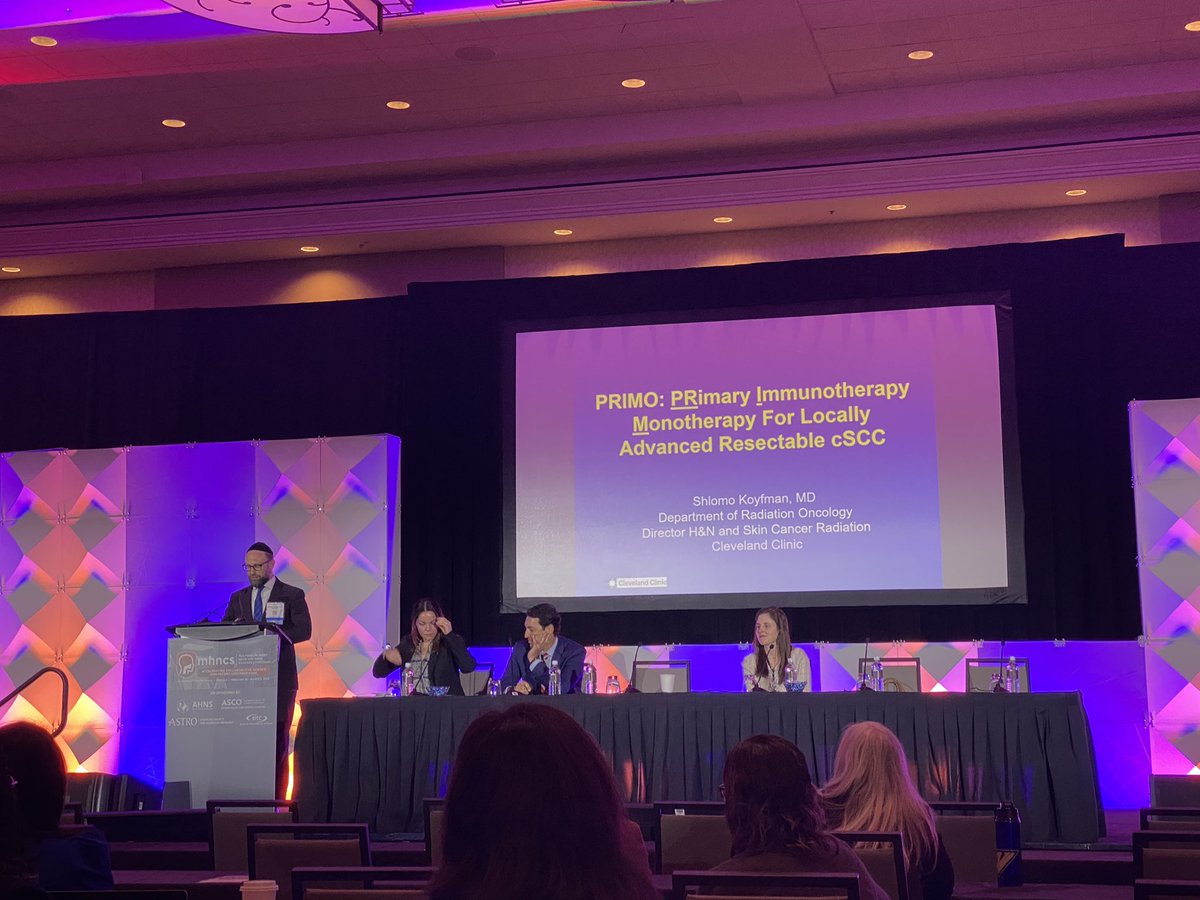 Emrullah Yilmaz MD, PhD (@yilmazmdphd) on Twitter photo cSCC session #HNCS24 moderated by <a href="/JLGeigerMD/">Jessica Geiger</a> and first talk by <a href="/ShlomoKoyfmanMD/">Shlomo Koyfman</a> from our head&neck group <a href="/ClevelandClinic/">Cleveland Clinic</a> cSCC session #HNCS24 moderated by <a href="/JLGeigerMD/">Jessica Geiger</a> and first talk by <a href="/ShlomoKoyfmanMD/">Shlomo Koyfman</a> from our head&neck group <a href="/ClevelandClinic/">Cleveland Clinic</a>