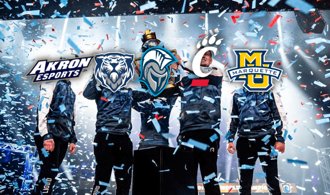 Ladies and Gentlemen... the 4-0 CLUB RETURNS!

🎉<a href="/ZipsEsports/">Akron Esports</a>
🎉<a href="/TrineESPORTS/">Trine Esports</a>
🎉<a href="/DSU_Esports/">Dakota State University Esports</a>
🎉<a href="/UCEsportsClub/">UC Esports Club</a>
🎉<a href="/MARQ_Esports/">Marquette Esports</a>

Congratulations on your continued success!
#RainbowSixSiege #R6 #Esports #Gaming