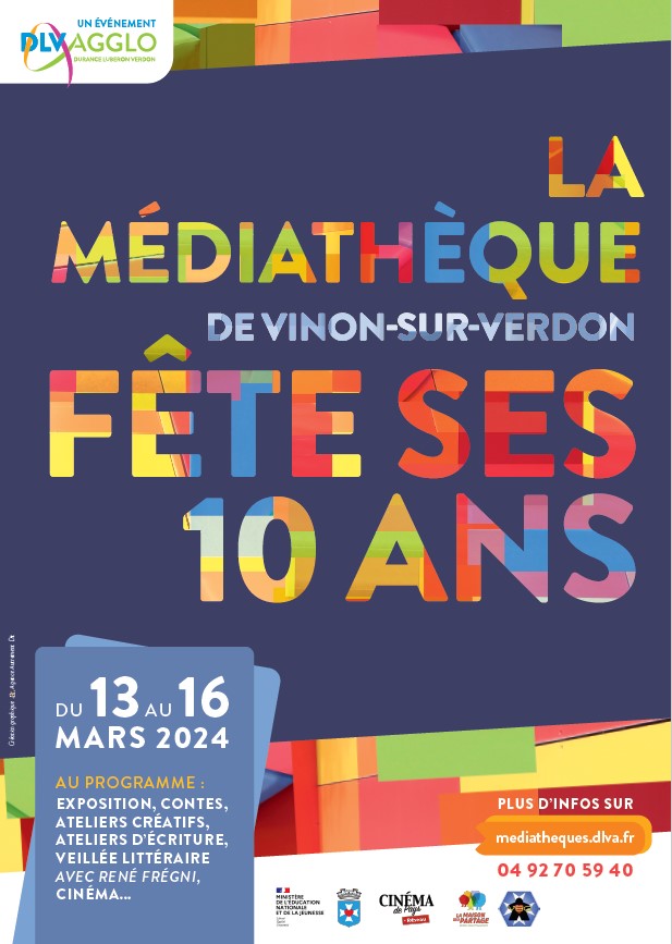 👀 A peine repus de #NosFuturs, vous cherchez déjà le prochain événement du petit fablab d'écriture ? 

🎂 Rendez-vous à la médiathèque de Vinon-sur-Verdon pour souffler ses 10 bougies... et écrire autant de lignes en cadavre exquis 🎁 

Toutes les infos : mediatheques.dlva.fr/Default/doc/AG…