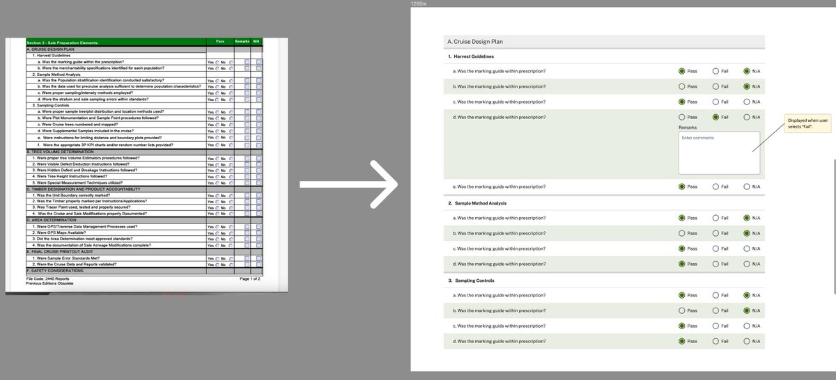 pixelpuncher's tweet photo. Form enhancements #figma  (1) More breathing room between questions (2) Alternating row colors for better distinction (3) Dynamic input box when needed. https://t.co/k7KS4lCN8Y