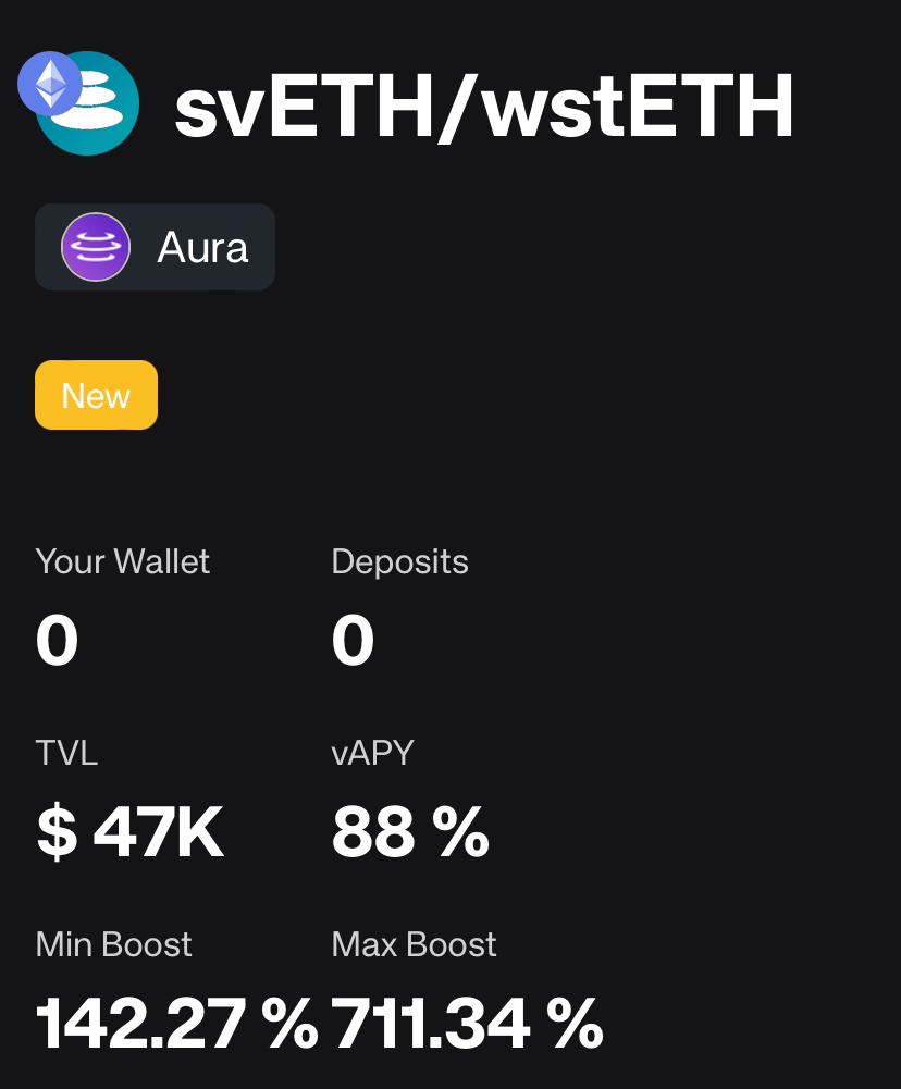 KernelProtocol's tweet photo. The svETH/wstETH Smart Vault on @VaultCraft_io is now the 2nd largest by TVL 📈

You can now also get an $oVCX boost of up to 711% 🚀

So get autocompounding your
@Balancer svETH/wstETH LP yields now at:

https://t.co/GhLIcxt974

✌️ https://t.co/TsL5u3xAvl