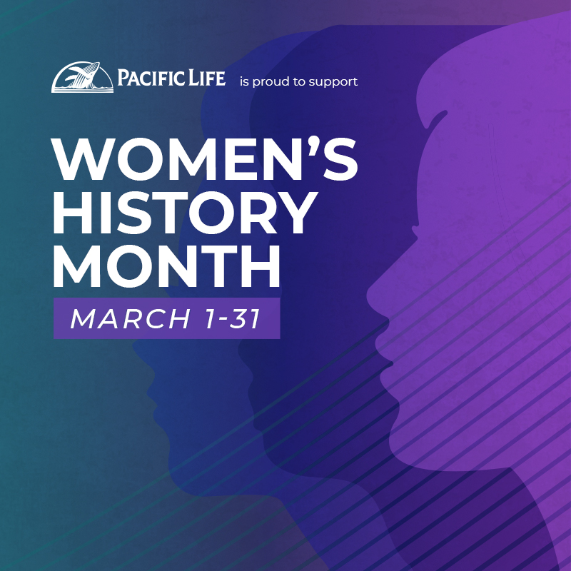 We proudly celebrate Women's History Month this March. At Pacific Life, we aim to build a community that attracts, retains, and promotes diverse talent by empowering employees and inspiring individuals to realize personal and professional growth. #WomensHistoryMonth