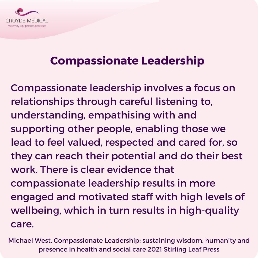 We guess you’ll know more about compassionate leadership than us, but we felt it important to post a reminder given the pressures in maternity services. We all need compassion! Thank you @WestM61 youtube.com/watch?v=RrPmMw…
