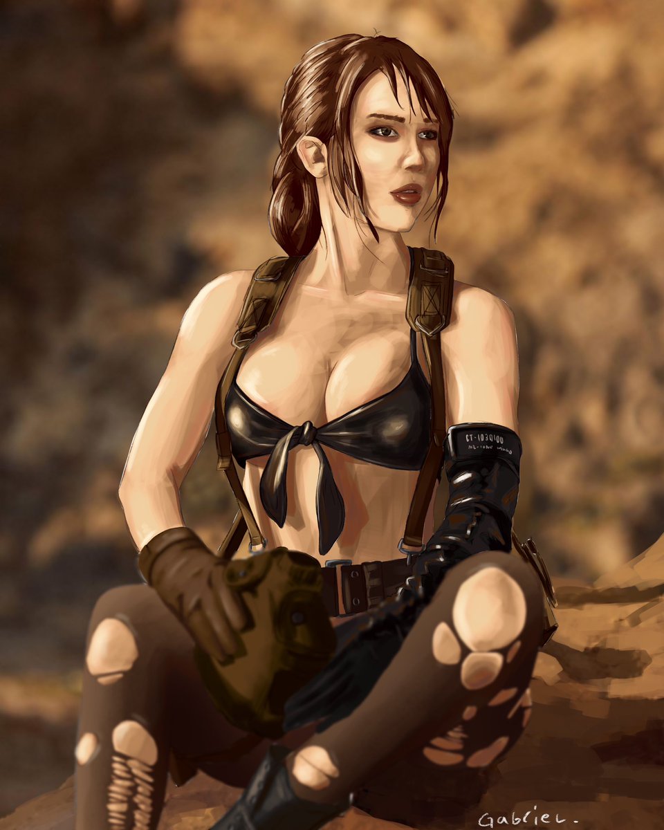 Quiet from MGSV. Photo ref used was of <a href="/Frau_Haku/">Frau Haku❗️</a> 

#art #digitalart #fanart #MetalGearSolid #quiet