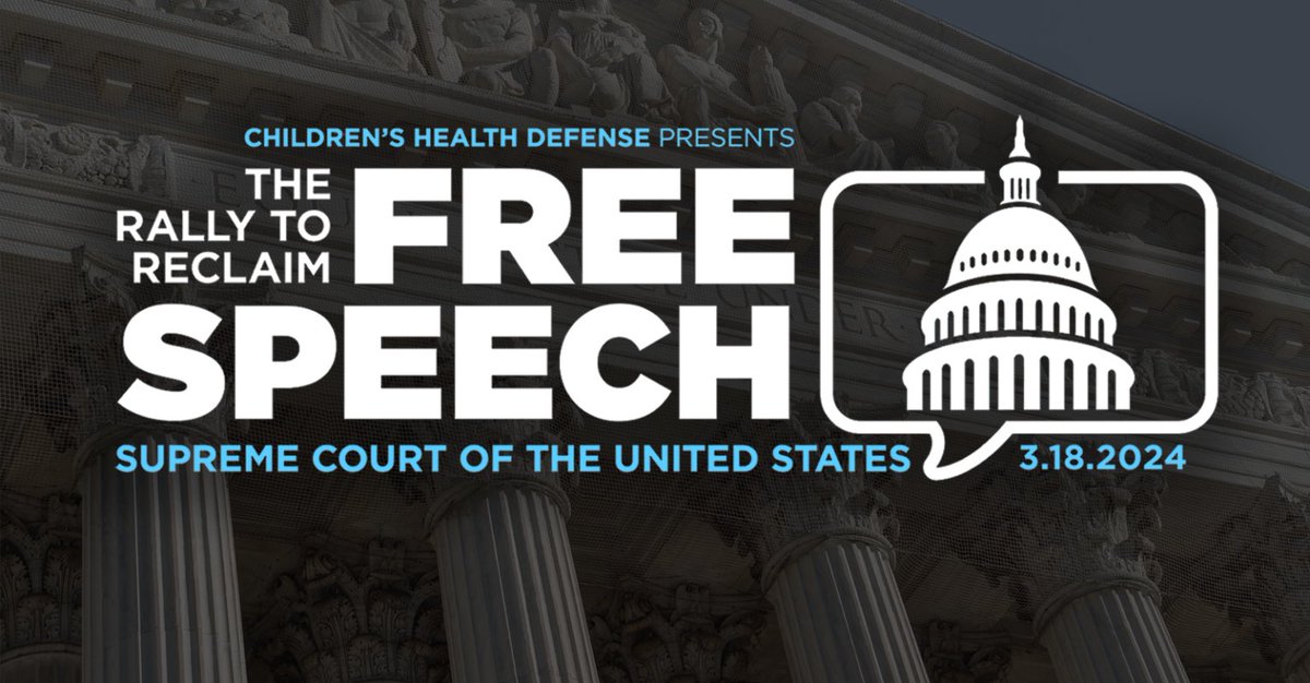 ChildrensHD's tweet image. #StandWithCHD: Rally to reclaim free speech + SAY NO to government censorship! 🚫 

✔️ WHEN: Monday, March 18, 2024
✔️ WHO: Americans that value FREE SPEECH
✔️ WHERE: 1 First Street, NE, Washington, DC 

This is THE most important case on #censorship to be heard before the…