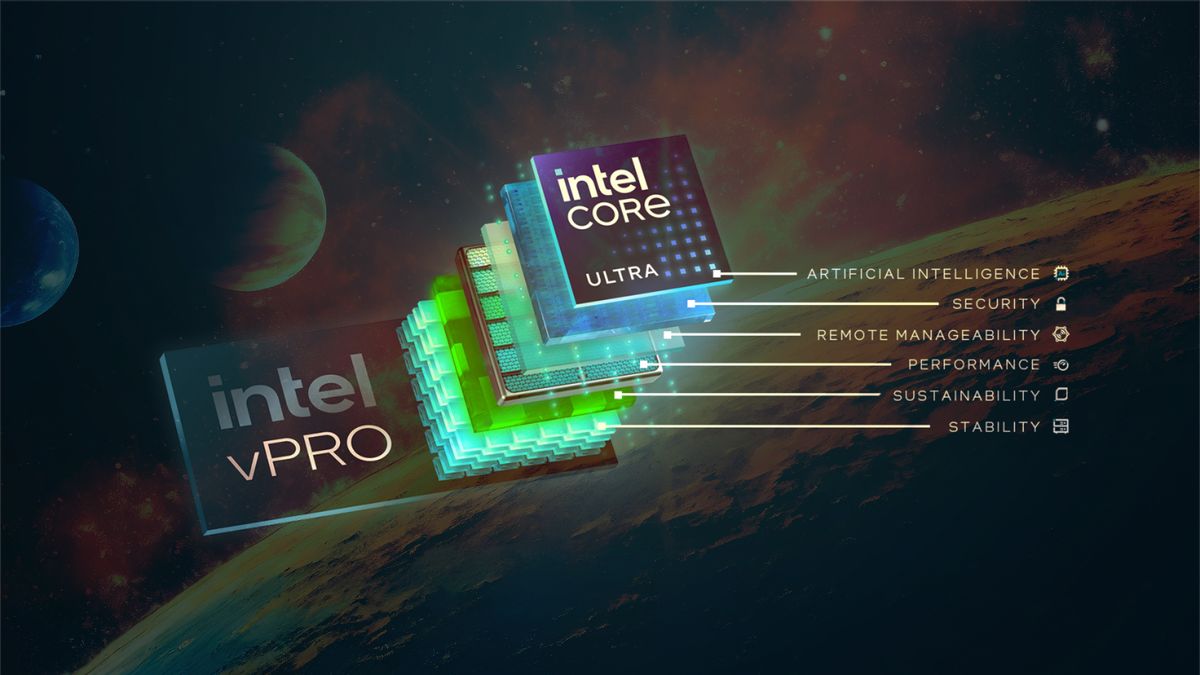 'The new Intel vPro platform with Intel Core Ultra continues to raise the bar... 2024 is shaping up to be the best year to refresh your fleet and be AI-ready.': Intel's vPro Core Ultra CPUs are here to give business laptops an AI promotion trib.al/Jl2A7TO