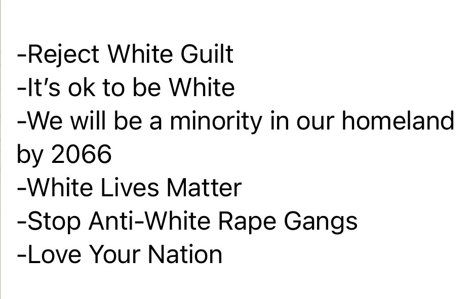 These are the statements on stickers distributed by Sam Melia, for which he faces two years in prison Do they sound hateful? Do they sound like statements that should be illegal? The judge said it didn't matter if they were legal or true, the jury should only rule on his intent