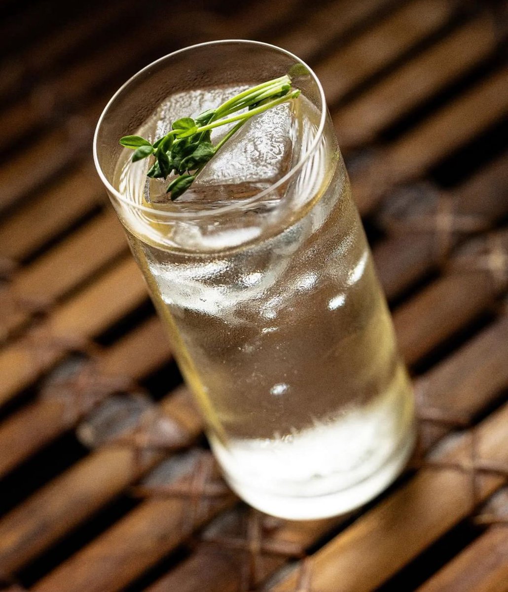 Ain’t she a beauty? This is the Potash cocktail from the Forestry menu at  <a href="/50BestBars/">50BestBars</a> #34 Argo Bar, in Hong Kong: <a href="/OldDuffGenever/">Old Duff Genever</a> , <a href="/No3Gin/">No.3 Gin</a>, bamboo shoot, smoked bamboo, pear EDV &amp; <a href="/londonessenceco/">The London Essence Company</a> light tonic. #genever #realdutchgenever