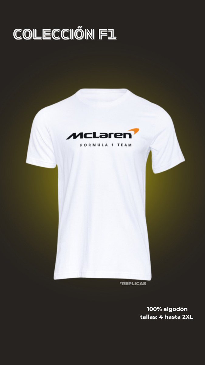 TallerEstudioSV's tweet photo. Ya está la lista la Colección F1 🏎️
Réplicas 100% algodón, disponibles desde la talla 4 hasta la 2XL.
Precio: $15

También puedes solicitar tu diseño personalizado. 

Aceptamos tarjetas de crédito y débito 💳
Envíos a domicilio disponible con recargo extra 🛵 https://t.co/C7EUF0Upc3