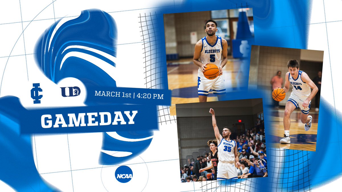 MBB | The Big Dance starts today as IC faces Dubuque at 4:20 p.m. in St. Louis. Watch: washubears.com/watch/?Live=36… Live Stats: washubears.com/sidearmstats/m… #GoBlueboys #ICAthletics @BlueboysHoops