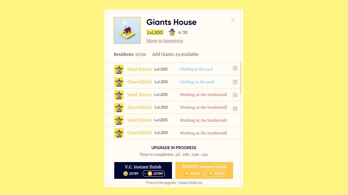 Today, we pushed another important gas optimization update. This update includes several changes to the building upgrade system.

- The "start upgrade" operation doesn't require a transaction anymore. For this to happen, the payment for the upgrade is now made at the end of the