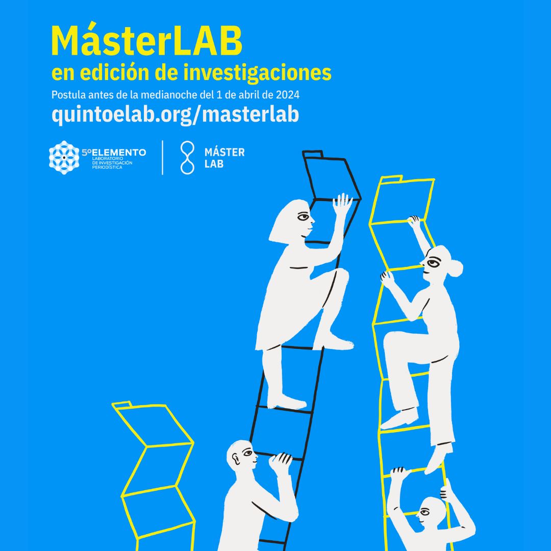 Ya está aquí la convocatoria para #MásterLab 2024, el único programa en español para formar a editoras y editores de investigaciones periodísticas. 🔎Ven a aprender de colegas de México, las Américas y Europa. 👉Conoce las bases aquí: shorturl.at/hkvCL