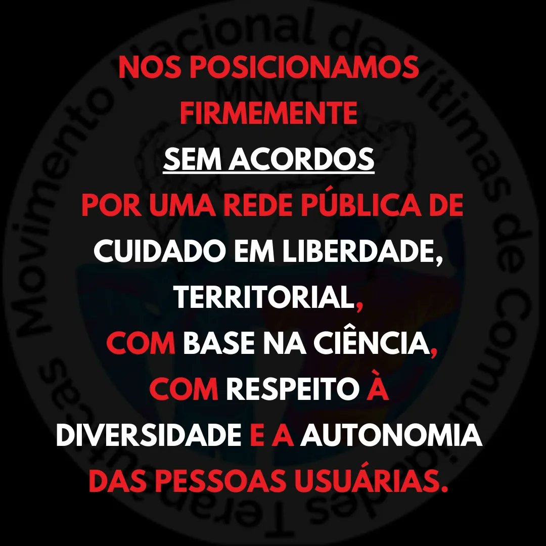 movct_jack's tweet photo. dizemos NÃO à existência das Comunidades Terapêuticas e a qualquer forma de MANICÔMIO ou ferramenta de SEGREGAÇÃO.

Nos posicionamos firmemente, sem acordos, por uma Rede Pública de CUIDADO EM LIBERDADE, territorial, com base na ciência, com respeito à diversidade https://t.co/HuLZ8r6Ccg