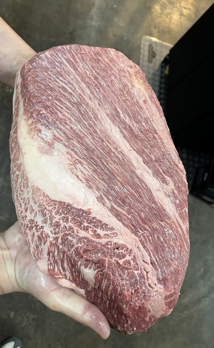 Been a while but baby I’m back… <a href="/MidlandMeatCo/">Midland Meat Co.</a> Wagyu brisket going down tomorrow