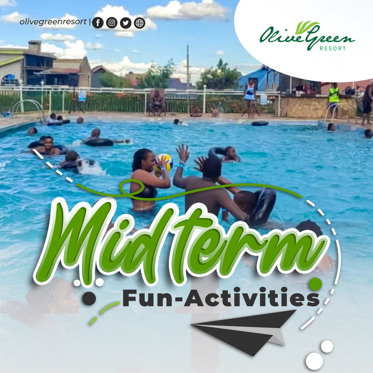 Olive_Resort's tweet photo. Bring your kids &amp; family to Olive Green Gardens for Mid Term Break.
We have: 👇

Location Pin: https://t.co/CvLlBKX9nt
For inquiries Call / WhatsApp: @+254 0740 285446
#midtermbreak #swimming #swimmingpool #kidplay #familytime #bondingtime https://t.co/wGAQpAN2tD