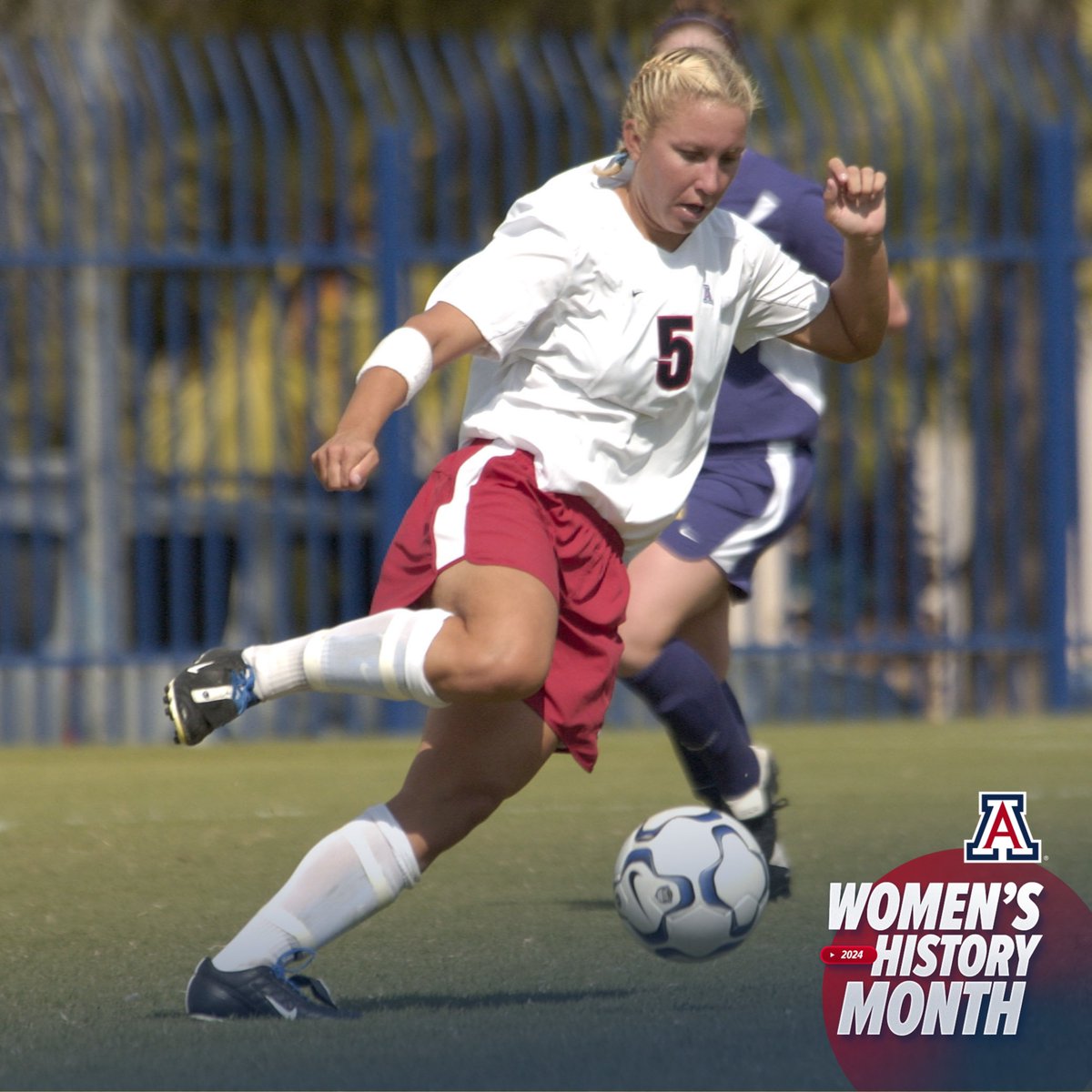 Mallory Miller - @ArizonaSoccer - The 2005 Pac-10 Player of the Year and three-time All-Pac-10 honoree - Led the conference in points, assists and game-winning goals when the Wildcats advanced to their first Round of 16 in 2005