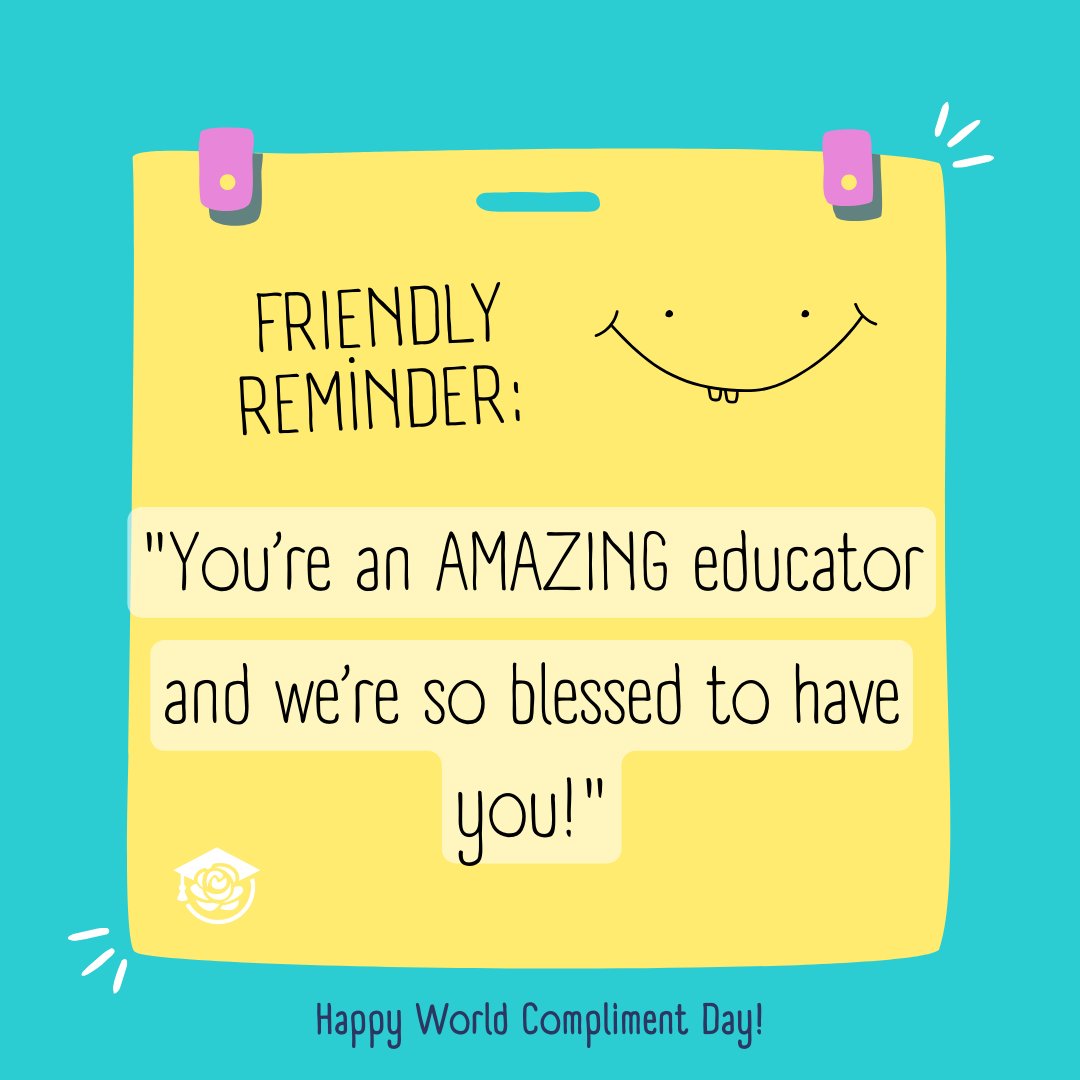 Tyler ISD Foundation (@tisdfoundation) on Twitter photo We'll never miss an opportunity to shower our <a href="/tylerisd/">Tyler ISD 🏛</a> educators with compliments for all they do for our students! #ThankYou #WeLoveOurHometownSchoolDistrict #WorldComplimentDay We'll never miss an opportunity to shower our <a href="/tylerisd/">Tyler ISD 🏛</a> educators with compliments for all they do for our students! #ThankYou #WeLoveOurHometownSchoolDistrict #WorldComplimentDay