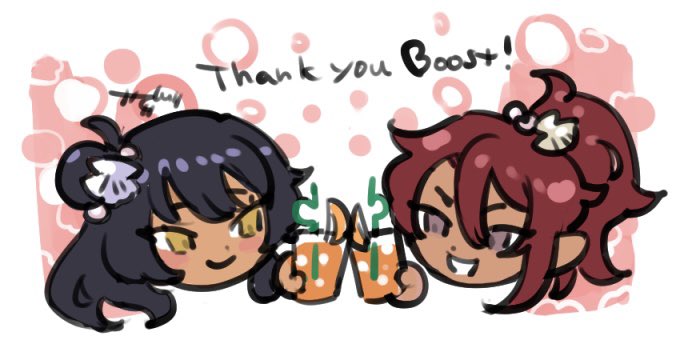 💌🍹🍹skeb
ブーストありがとうございました〜！
バカンス〜！