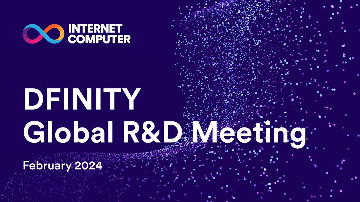 dfinity's tweet image. February edition of the Public Global R&amp;amp;D is here 🥳

Dive into the latest breakthroughs in Dev Experience ✍️

Watch exciting demos featuring Query Statistics, NNS Neuron Sandbox, High Performance Ledger, and an exclusive community demo from @HelixMarkets
youtube.com/watch?v=SSEq05…