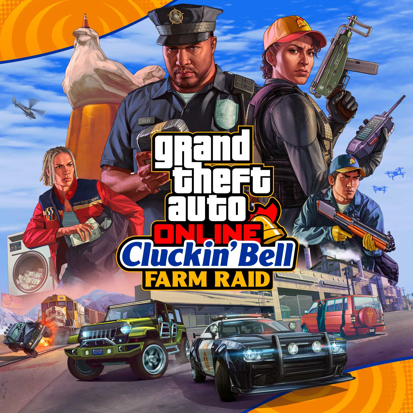 GTA News 🔴 RockstarINTEL.com on X: &ldquo;🐔The Cluckin' Bell Farm Raid 