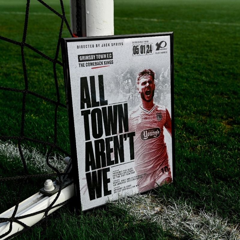 🖼️ All Town Aren't We framed posters are still available in the Club Shop! 👀 Don't forget if you haven't yet watched it, you can on Amazon Prime! #GTFC