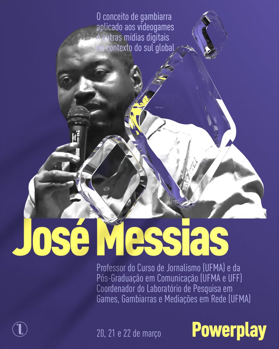 José Messias é presença confirmada no 2º Powerplay!

Professor do curso de jornalismo e do Programa de Pós-Graduação em Comunicação da UFMA e da UFF. Coordena o GamerLab na UFMA.

Faça sua inscrição no link da bio!