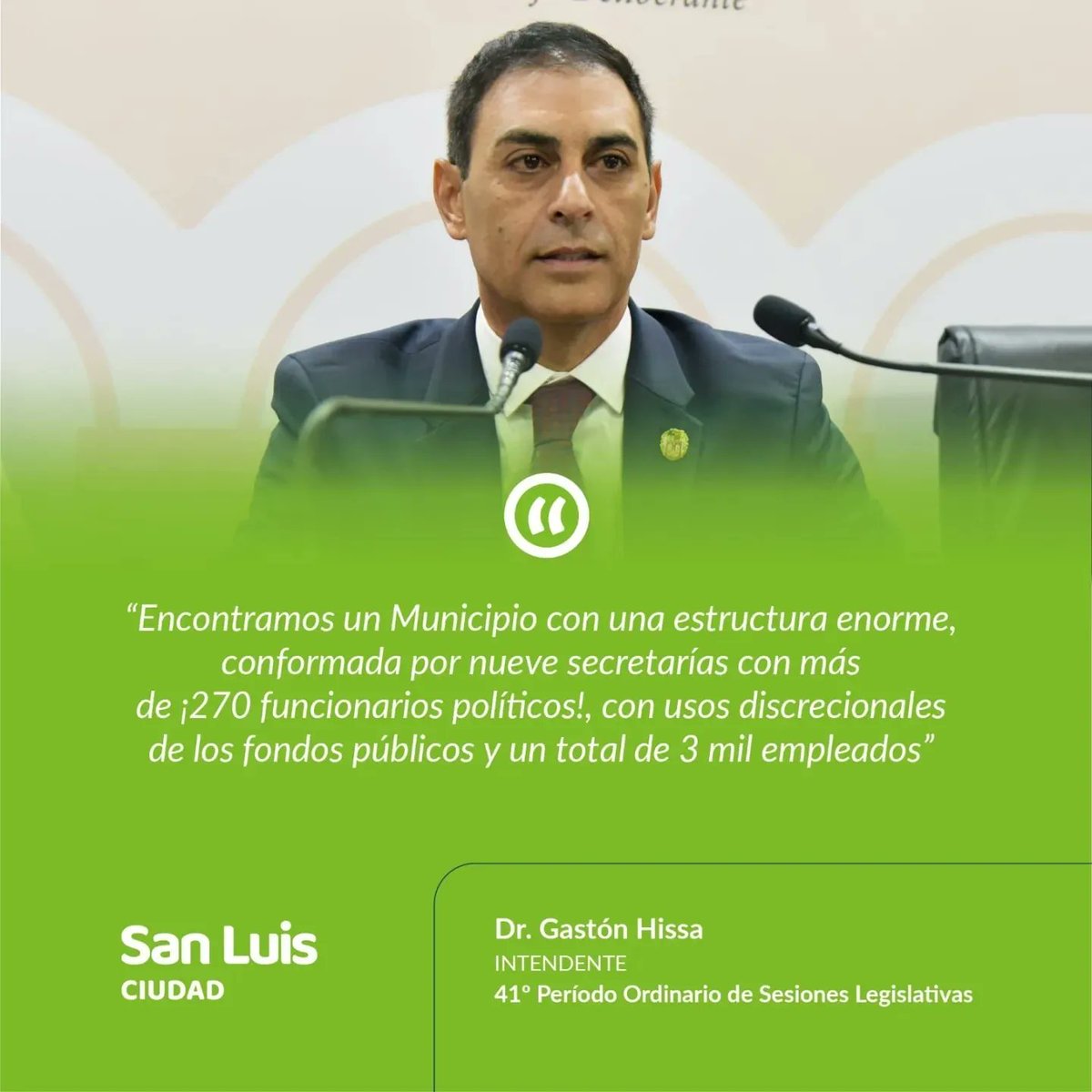 Apertura de Sesiones Legislativas

#SanLuisCiudad