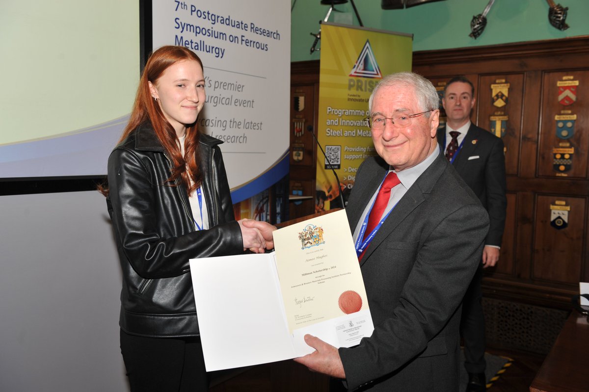 We are pleased to announce @OfficialUoM student Aimee Hughes from #Middlesbrough is this year's recipient of the Millman Scholarship: Full story: mpiuk.com/news-details.p… #STEM #Teesside #Researchanddevelopment #science #engineering