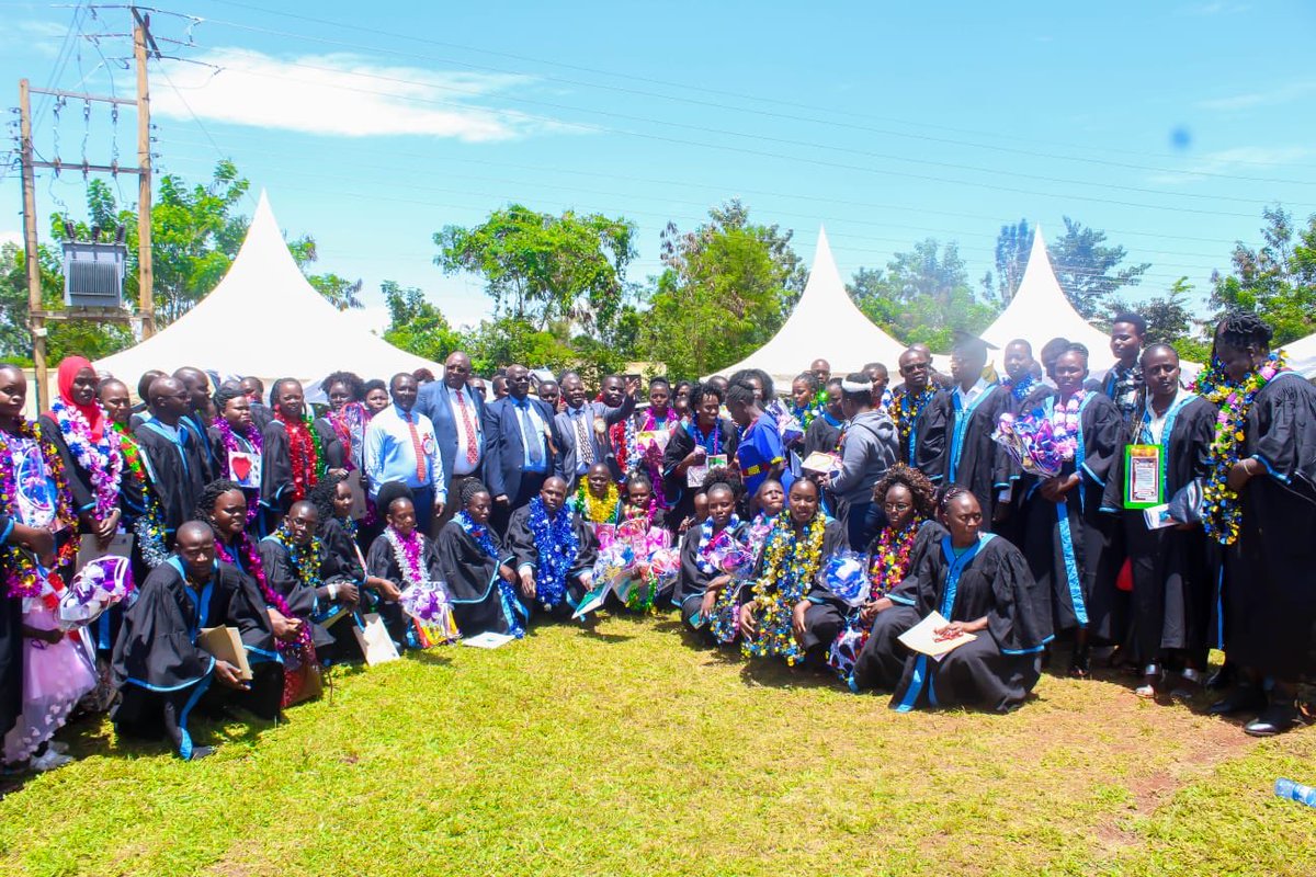 Honored to preside over the 5th Graduation Ceremony of Ugenya Teachers Training College. Encouraged the over 370 graduates to observe and uphold professional ethics and integrity as they take care of our school going children. Congratulations to all of them!